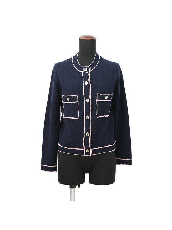 Chanel Sweaters - Chanel Cardigan No5 Button Cashmere 36